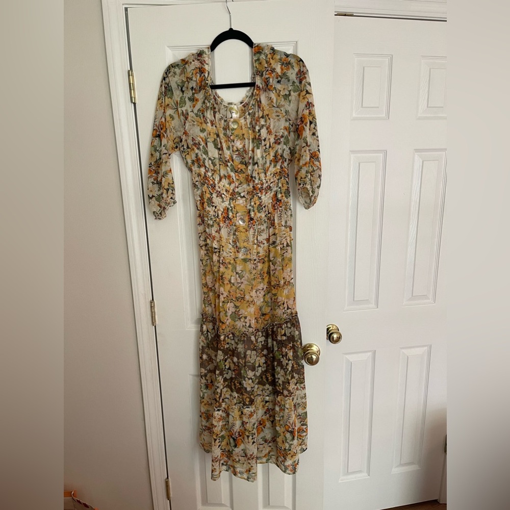 Fig and Flower maxi dress